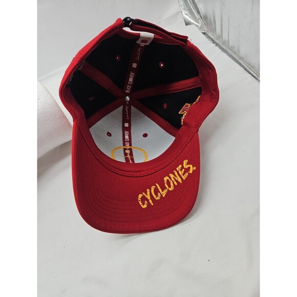 Red Iowa State Cyclone Live Lucky Black Clover Cap Brand Adjustable - Picture 6 of 8